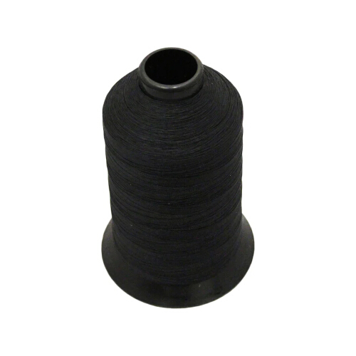 High-Spec Bonded Nylon Thread B69 (T70) 8oz Spool Black - Click Image to Close