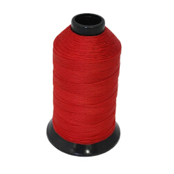 QTC "Contrast" T-270 Bonded Nylon Thread Scarlet 8oz Spool