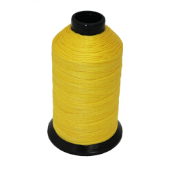 QTC "Contrast" T-270 Bonded Nylon Thread Forsythia 8oz Spool